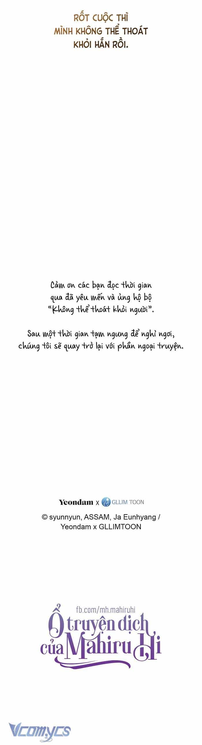 Không Thể Thoát Khỏi Người - Chương 109 - ảnh 38