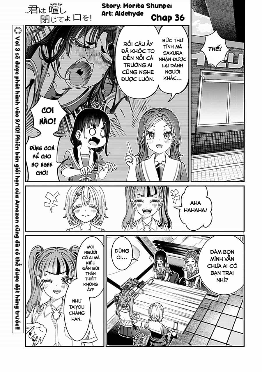 Kimi Wa Yakamashi Tojite Yo Kuchi Wo! - Chương 36 - ảnh 1