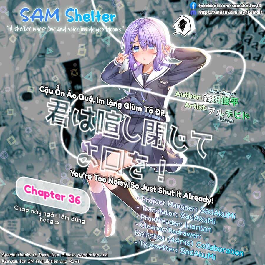 Kimi Wa Yakamashi Tojite Yo Kuchi Wo! - Chương 36 - ảnh 9