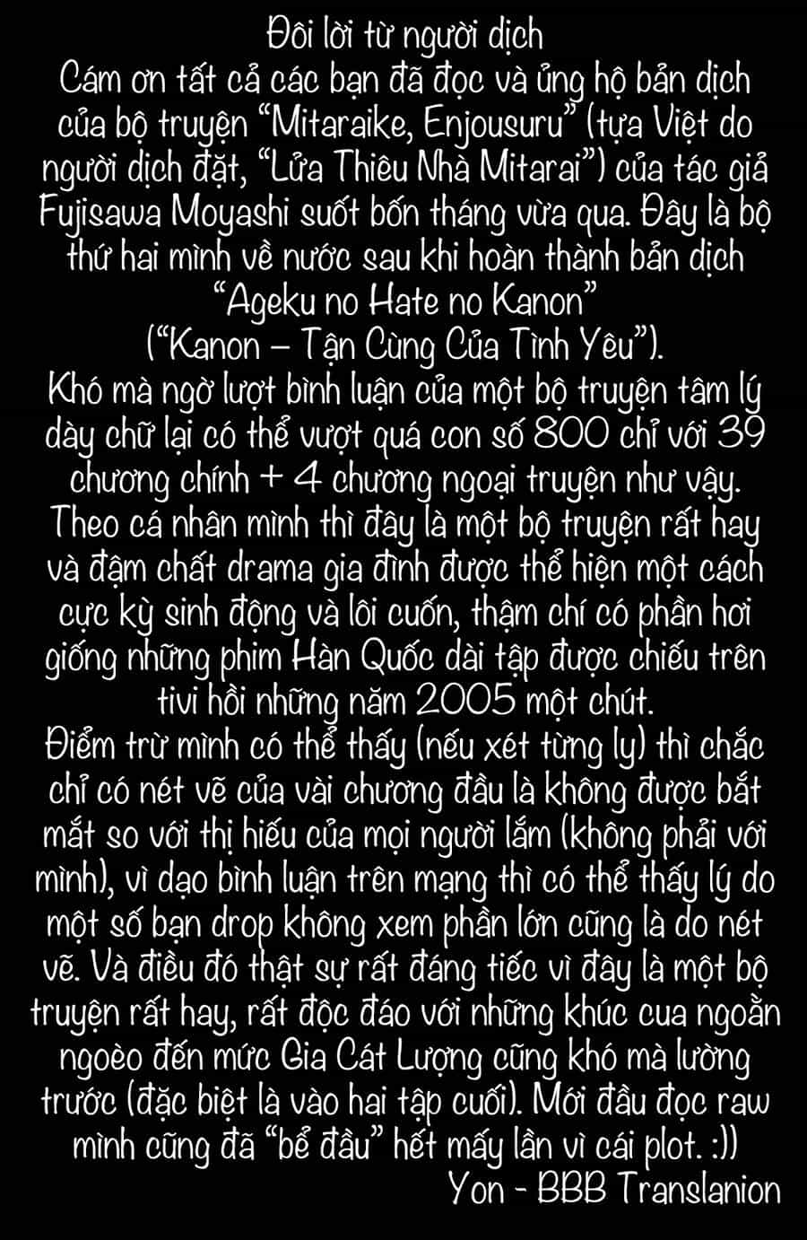 Lửa Thiêu Nhà Mitarai - Chương 39 - ảnh 52