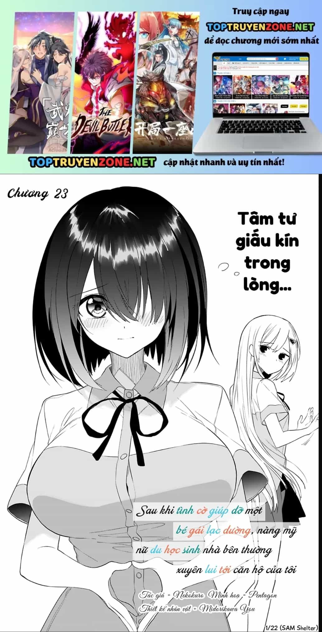 Maigo Ni Natteita Youjo Wo Tasuketara, Otonari Ni Sumu Bishoujo Ryuugakusei Ga Ie Ni Asobi Ni Kuru You Ni Natta Ken Nitsuite - Chương 23 - ảnh 2
