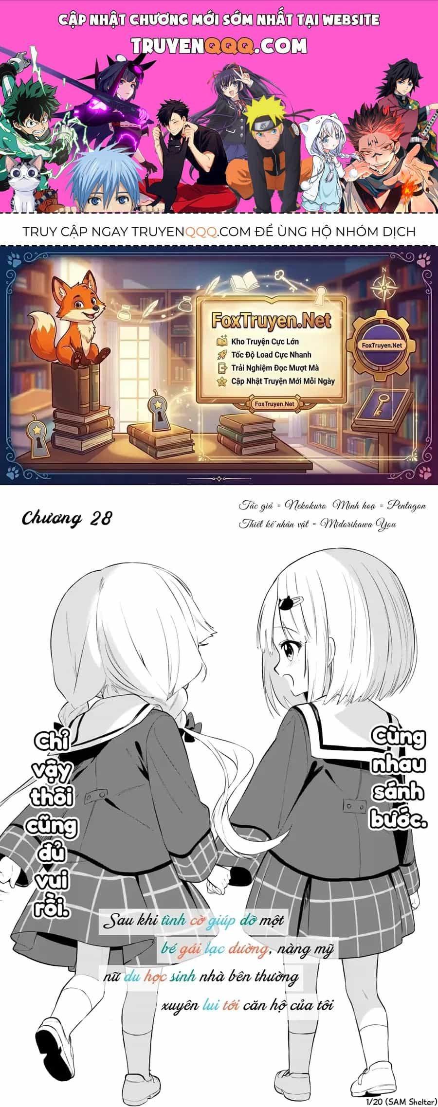 Maigo Ni Natteita Youjo Wo Tasuketara, Otonari Ni Sumu Bishoujo Ryuugakusei Ga Ie Ni Asobi Ni Kuru You Ni Natta Ken Nitsuite - Chương 28 - ảnh 1