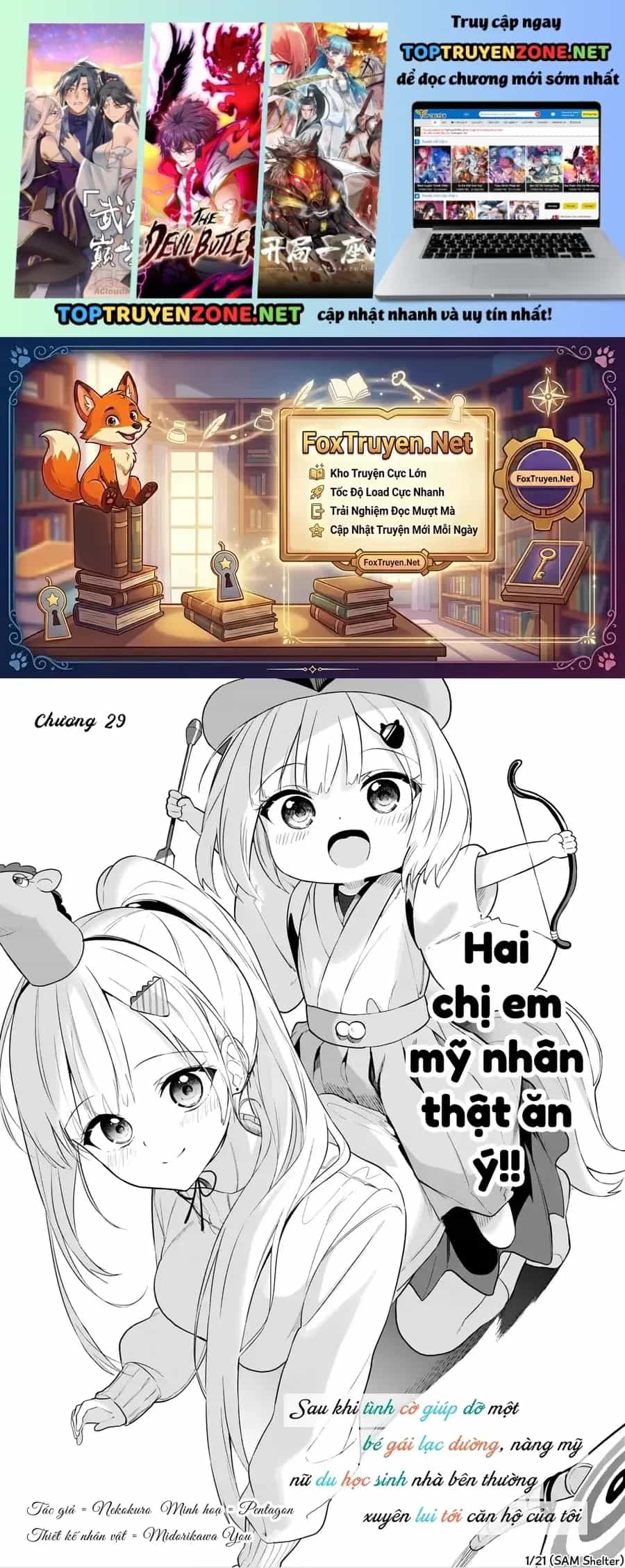 Maigo Ni Natteita Youjo Wo Tasuketara, Otonari Ni Sumu Bishoujo Ryuugakusei Ga Ie Ni Asobi Ni Kuru You Ni Natta Ken Nitsuite - Chương 29 - ảnh 2