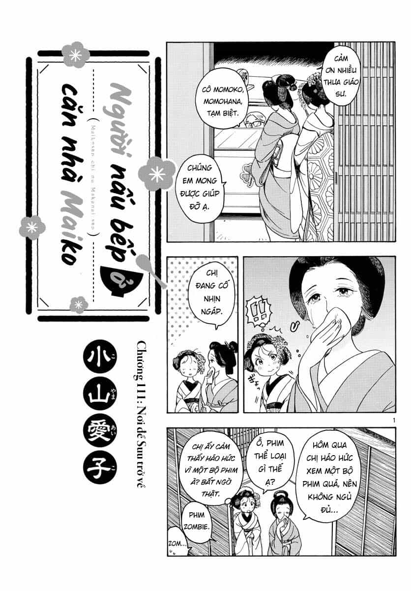 Maiko-San Chi No Makanai-San - Chương 111 - ảnh 1