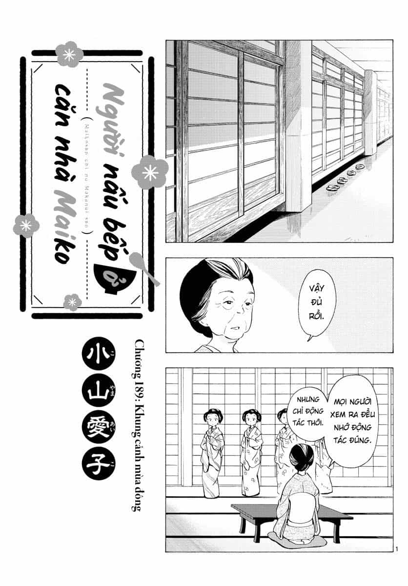 Maiko-San Chi No Makanai-San - Chương 189 - ảnh 1