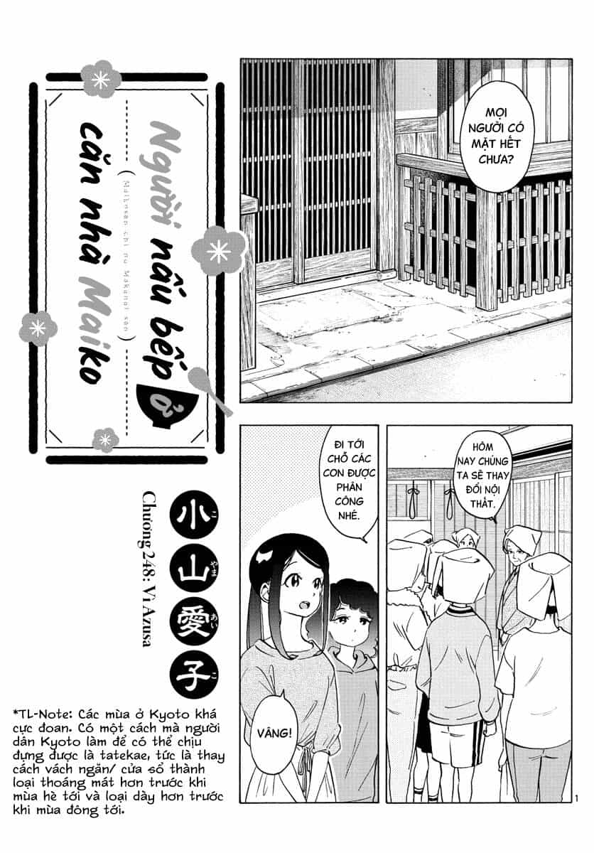Maiko-San Chi No Makanai-San - Chương 248 - ảnh 1