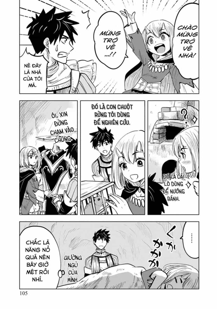 Makyo Seikatsu ~ Gakeppuchi Boken Sha Ga Hiki Komoru Ni Ha Hirosugiru - Chương 4 - ảnh 13