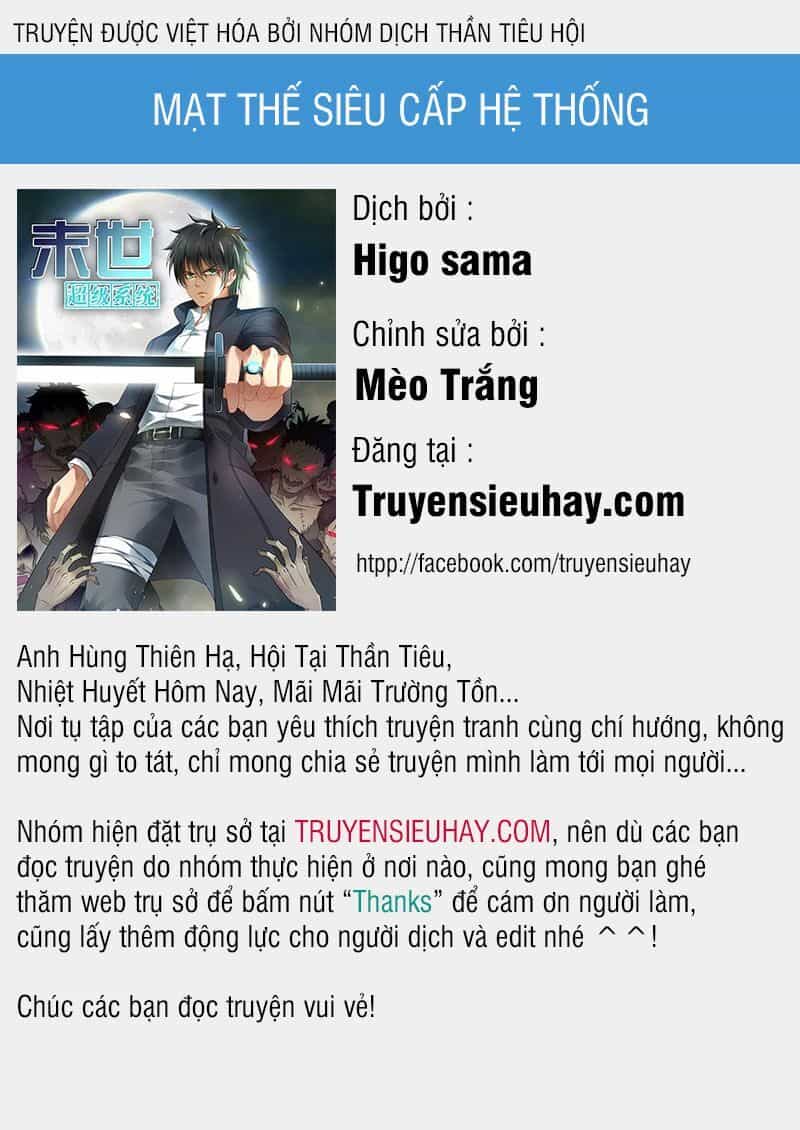 Mạt Thế Siêu Cấp Hệ Thống - Chương 43 - ảnh 1