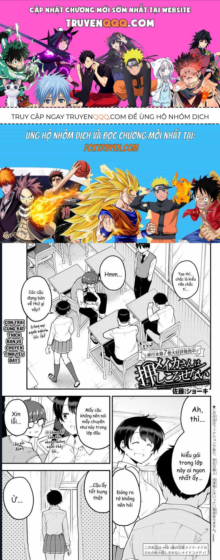 Meika-San Can't Conceal Her Emotions - Chương 102 - ảnh 1