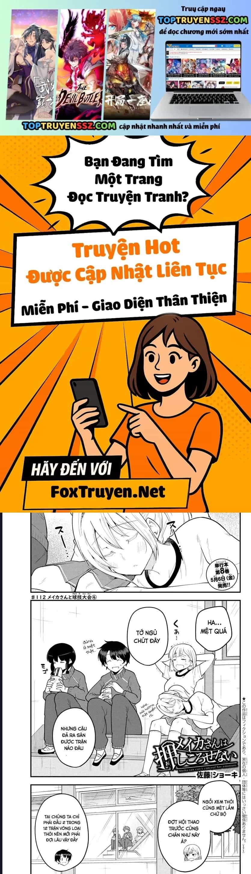 Meika-San Can't Conceal Her Emotions - Chương 112 - ảnh 2