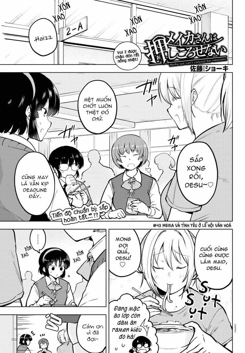 Meika-San Can't Conceal Her Emotions - Chương 43 - ảnh 1
