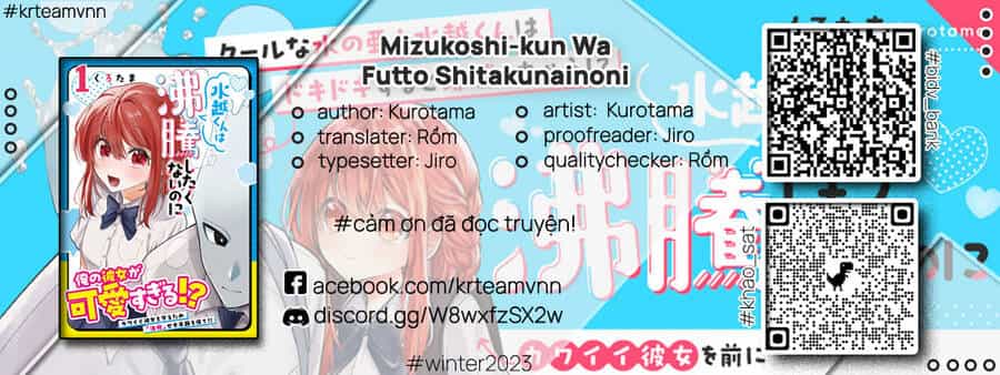 Mizukoshi-Kun Wa Futtō Shitakunainoni - Chương 3 - ảnh 1