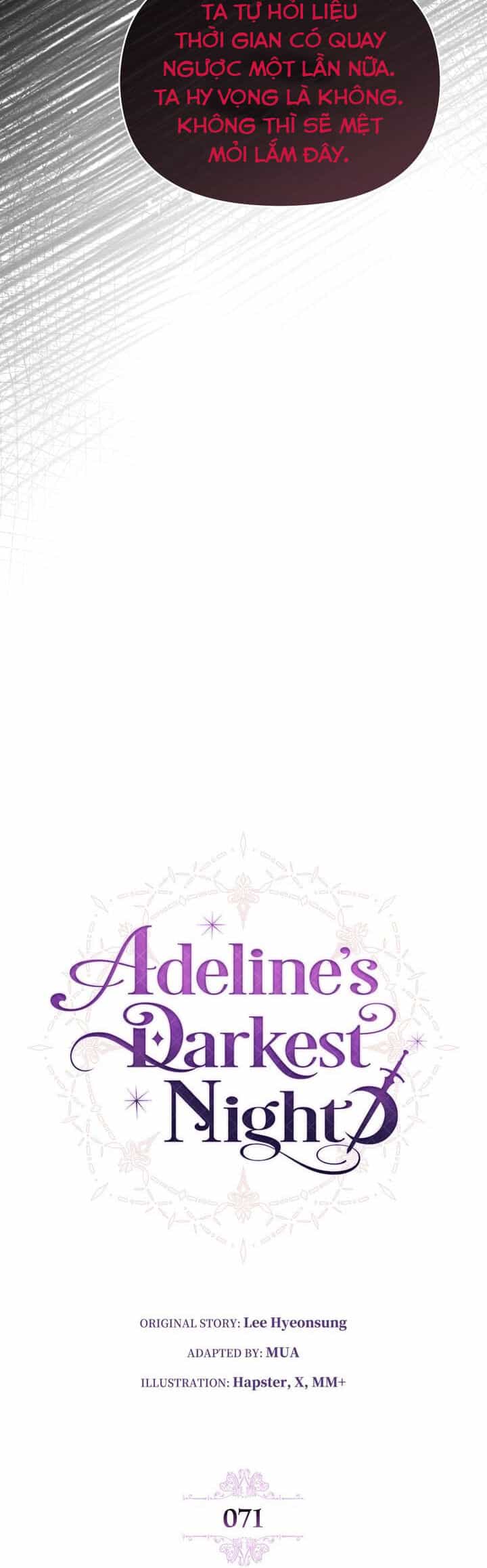 Một Đêm Sâu Đậm Của Adeline - Chương 71 - ảnh 18