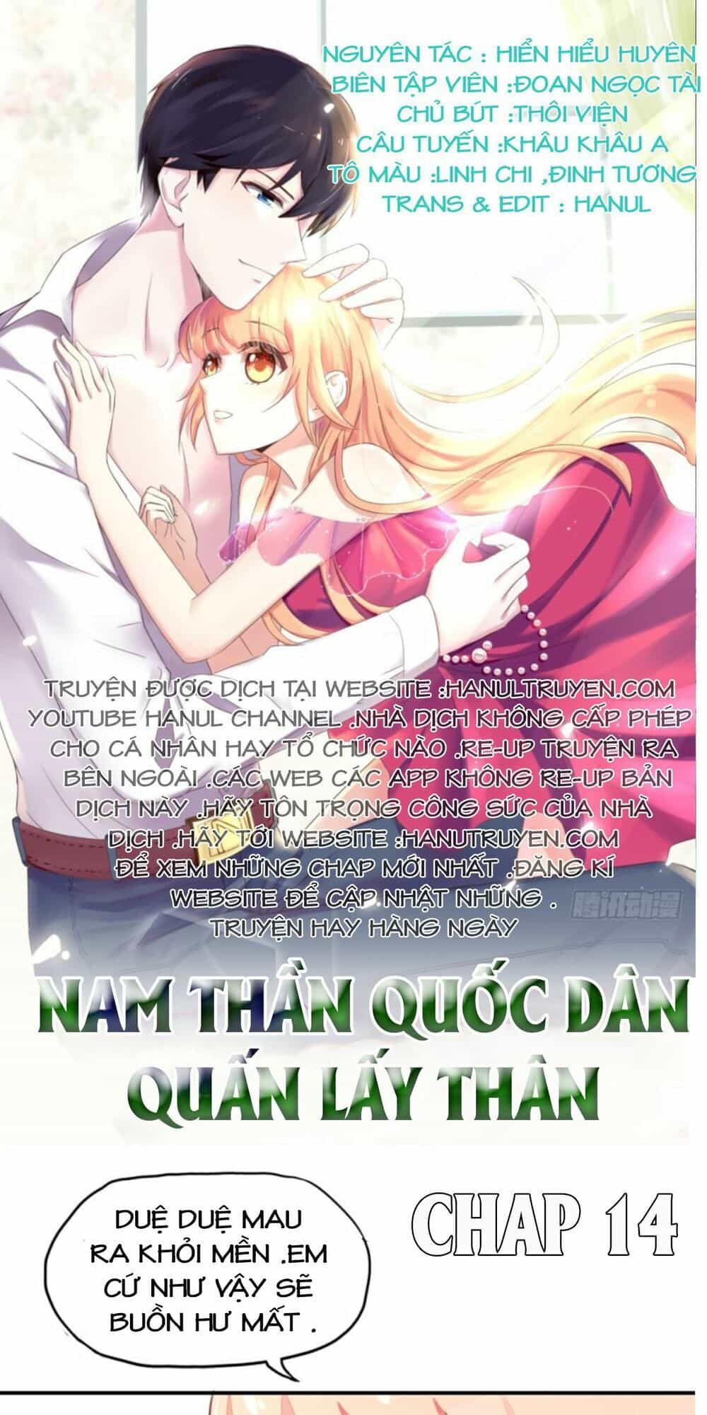 Nam Thần Quốc Dân Quấn Lấy Tôi - Chương 14 - ảnh 1