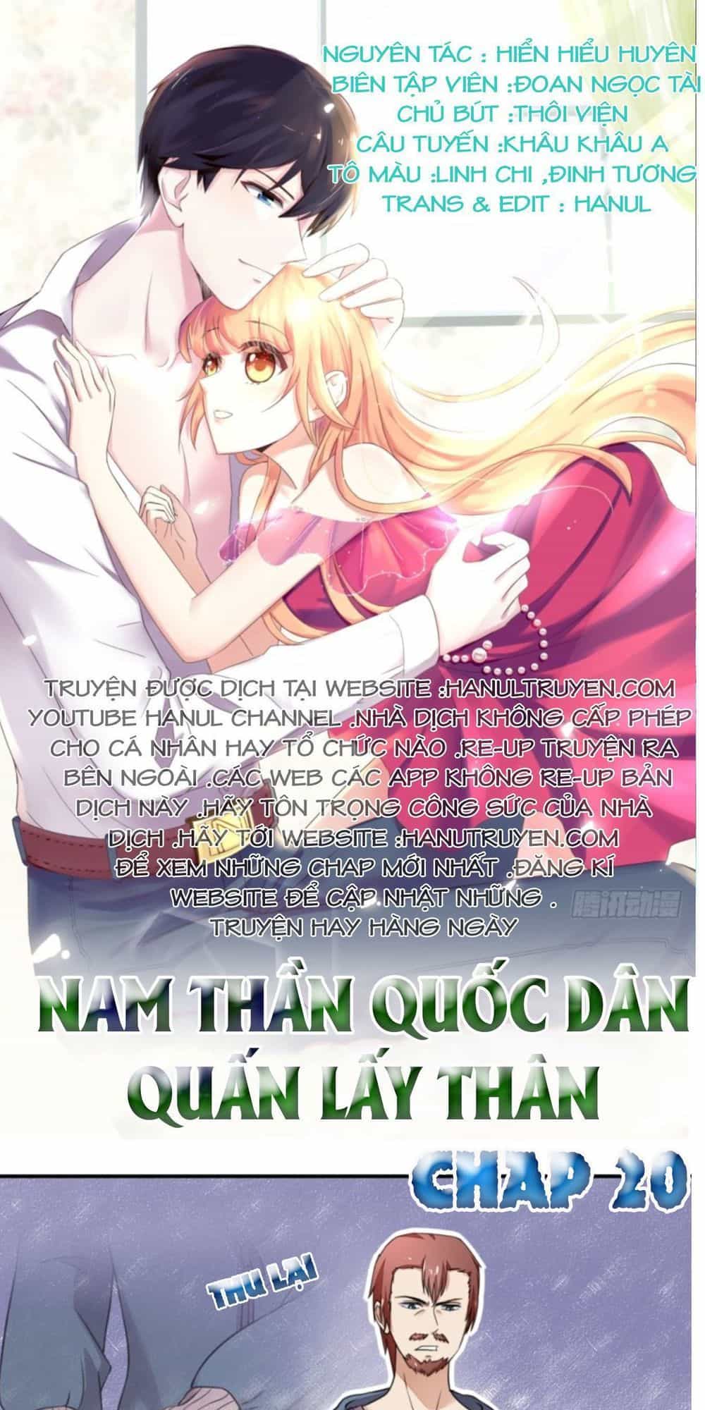 Nam Thần Quốc Dân Quấn Lấy Tôi - Chương 20 - ảnh 1