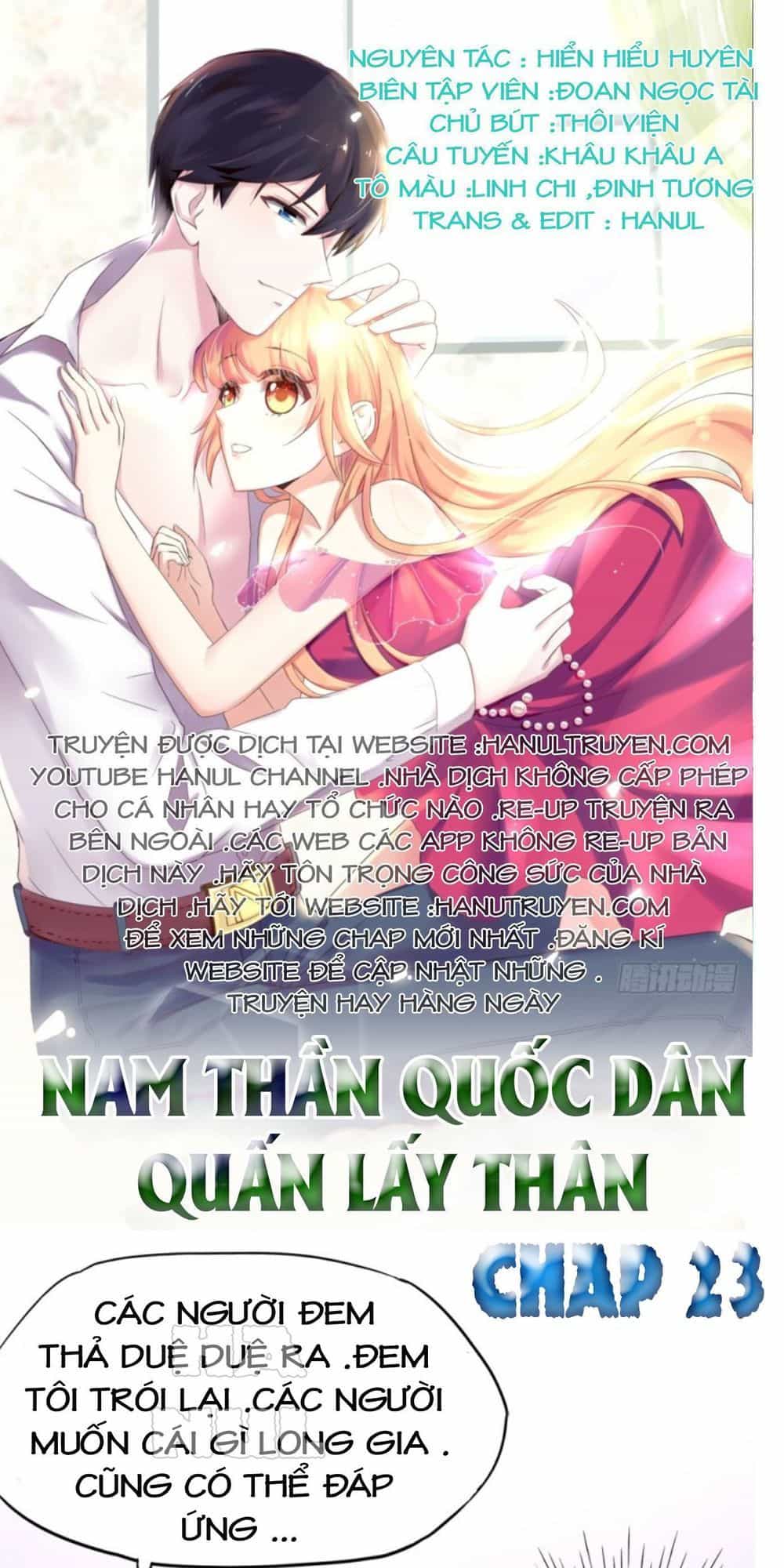 Nam Thần Quốc Dân Quấn Lấy Tôi - Chương 23 - ảnh 1
