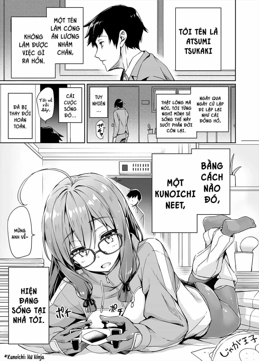 Neet De Otaku Na Kunoichi To Naze Ka Dousei Hajimemashita - Chương 1 - ảnh 2