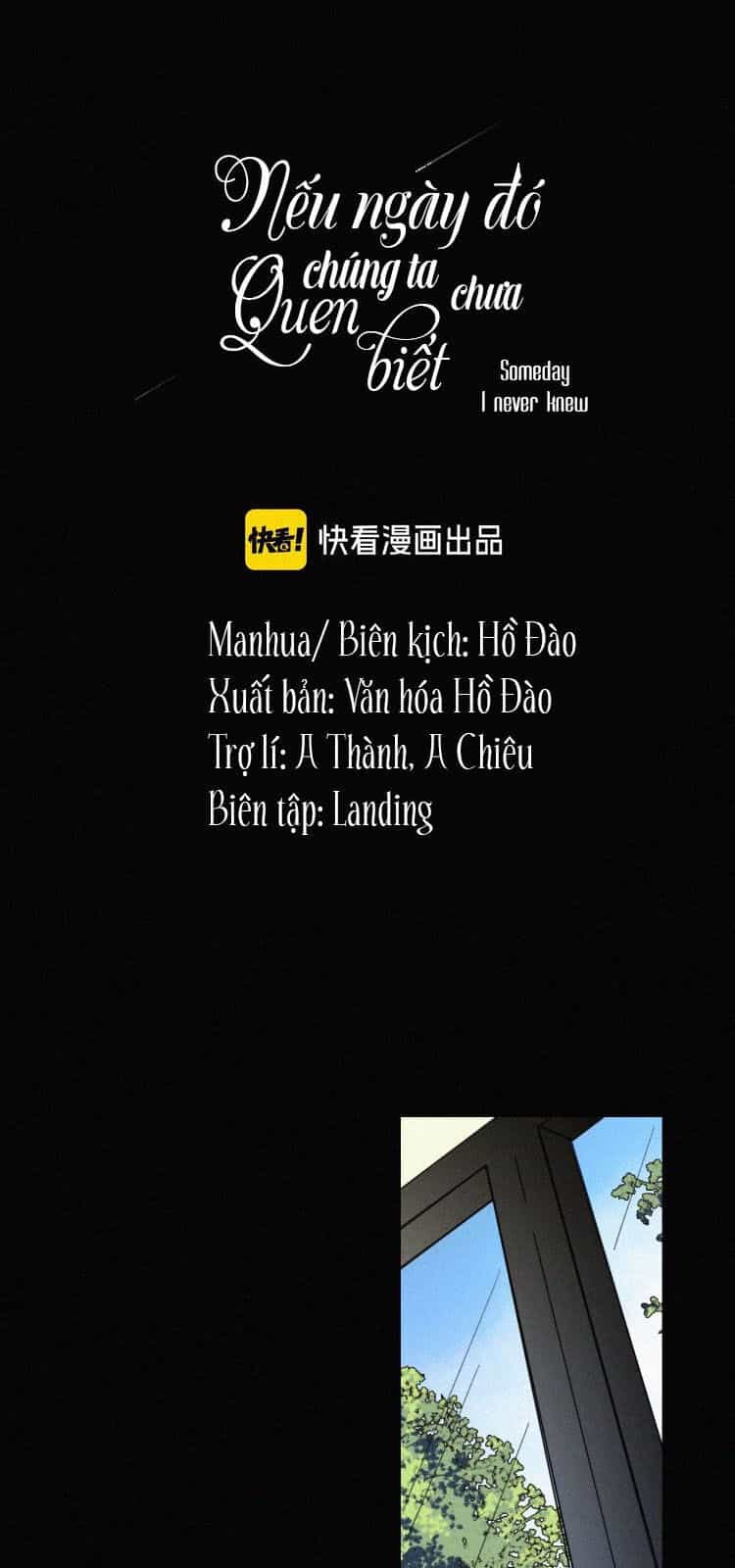 Nếu Ngày Đó Chúng Ta Chưa Quen Biết - Chương 20 - ảnh 1
