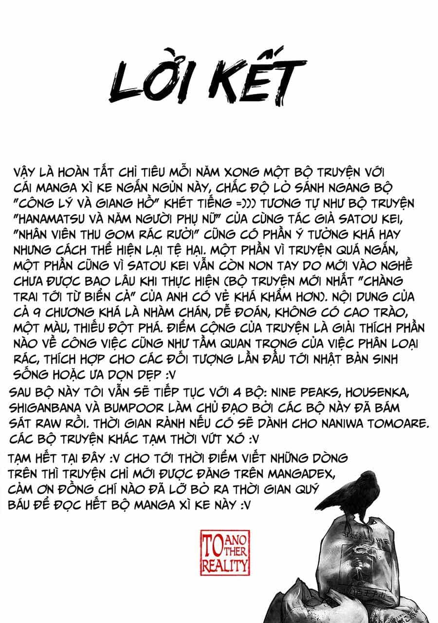 Người Thu Gom Rác - Phong Cách Của Saionji - Chương 9 - ảnh 22