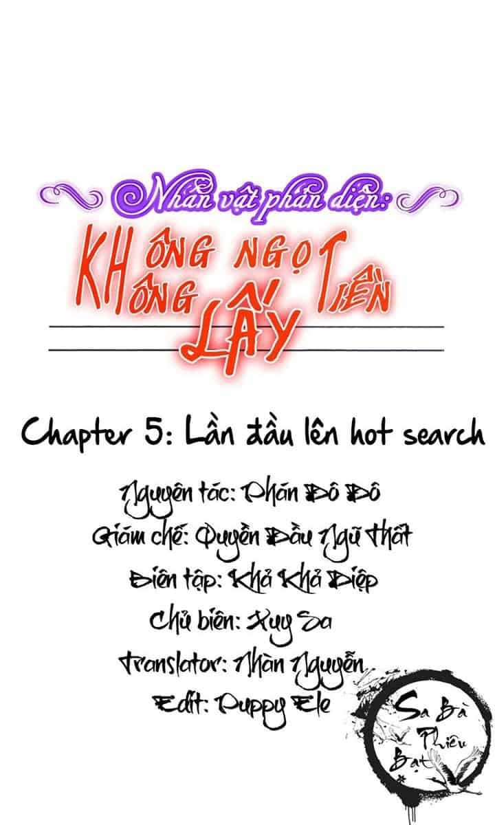 Nhân Vật Phản Diện: Không Ngọt Không Lấy Tiền - Chương 5 - ảnh 2