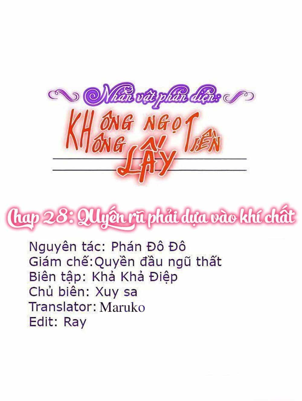 Nhân Vật Phản Diện: Không Ngọt Không Lấy Tiền - Chương 28 - ảnh 1