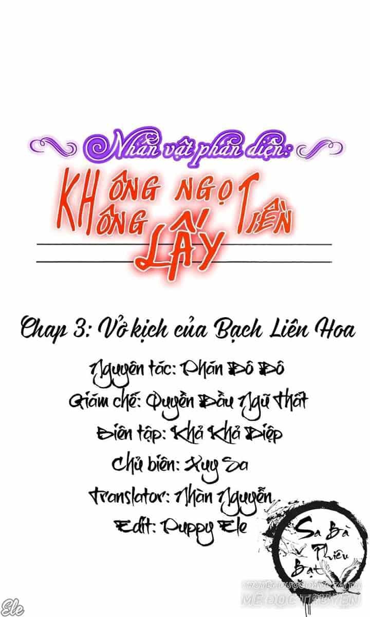 Nhân Vật Phản Diện: Không Ngọt Không Lấy Tiền - Chương 3.1 - ảnh 1