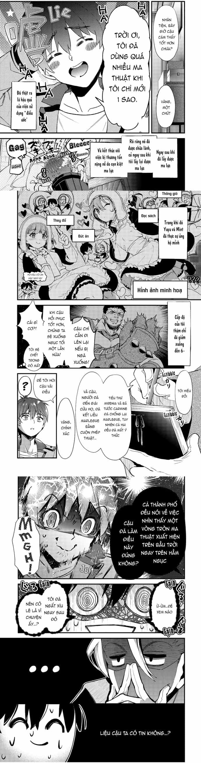 Ochikobore “1” Mahou Tsukai Wa, Kyou Mo Muishiki Ni Cheat Wo Tsukau - Chương 28 - ảnh 4