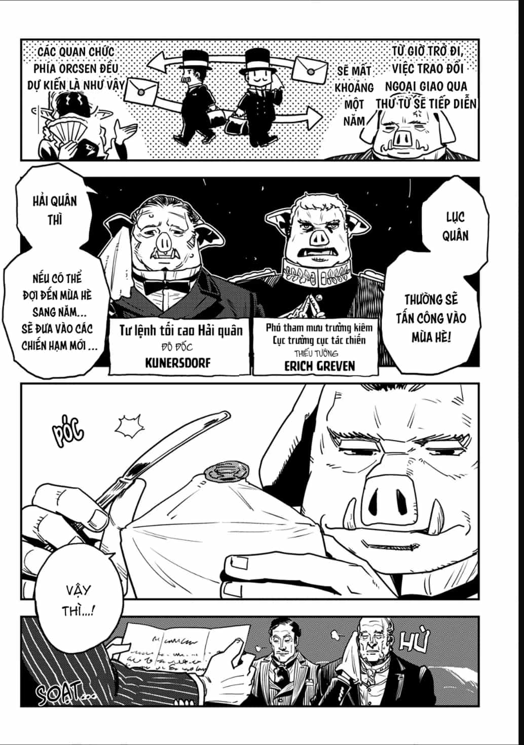 Orcsen Oukokushi ~Yaban Na Orc No Kuni Wa, Ikanishite Heiwa Na Elf No Kuni Wo Yakiharau Ni Itatta Ka~ - Chương 11 - ảnh 48
