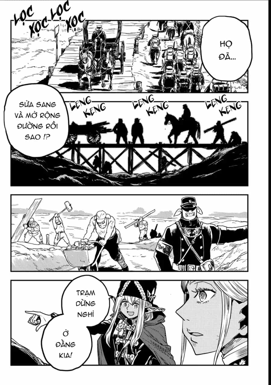 Orcsen Oukokushi ~Yaban Na Orc No Kuni Wa, Ikanishite Heiwa Na Elf No Kuni Wo Yakiharau Ni Itatta Ka~ - Chương 13 - ảnh 43