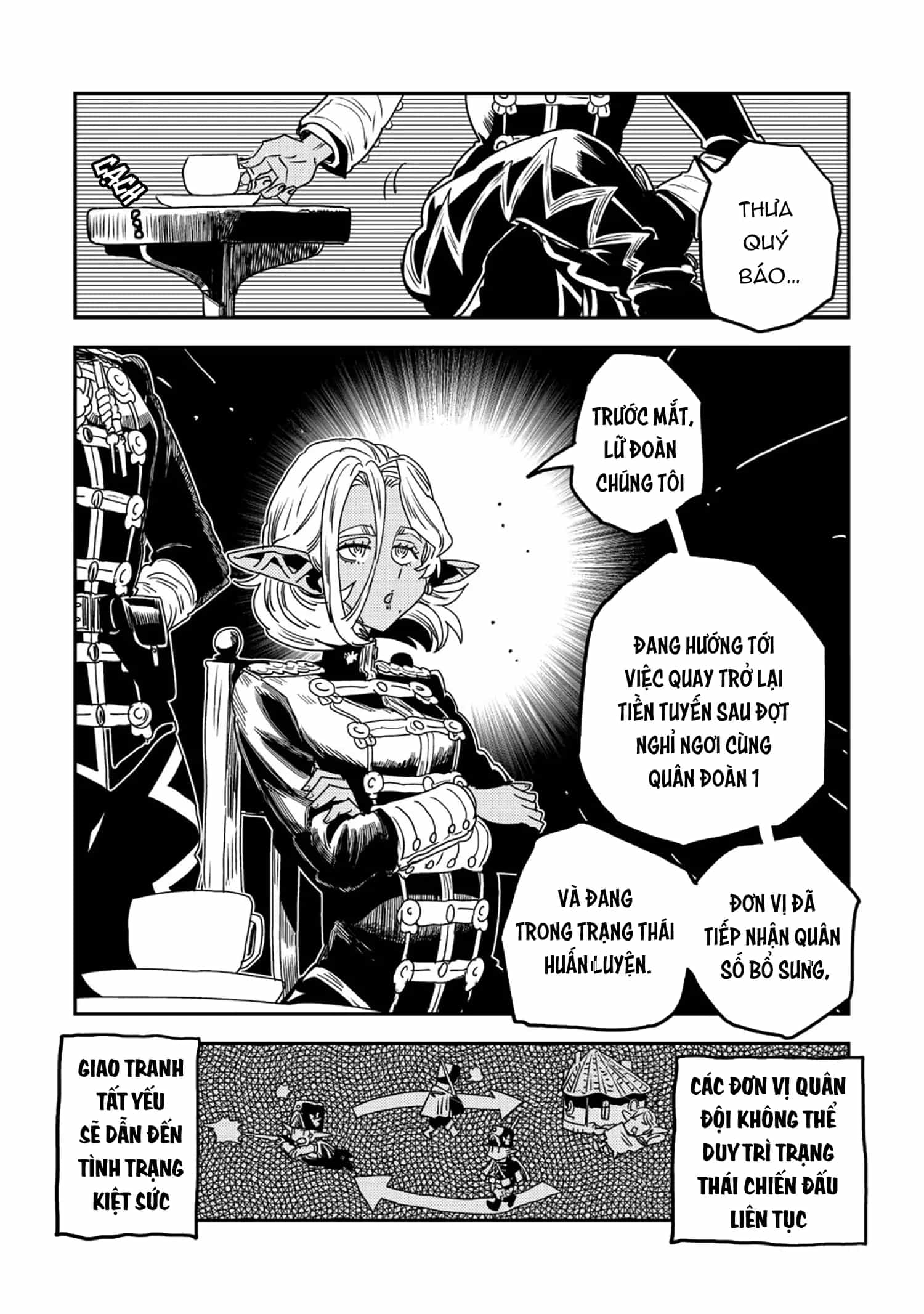 Orcsen Oukokushi ~Yaban Na Orc No Kuni Wa, Ikanishite Heiwa Na Elf No Kuni Wo Yakiharau Ni Itatta Ka~ - Chương 21 - ảnh 45