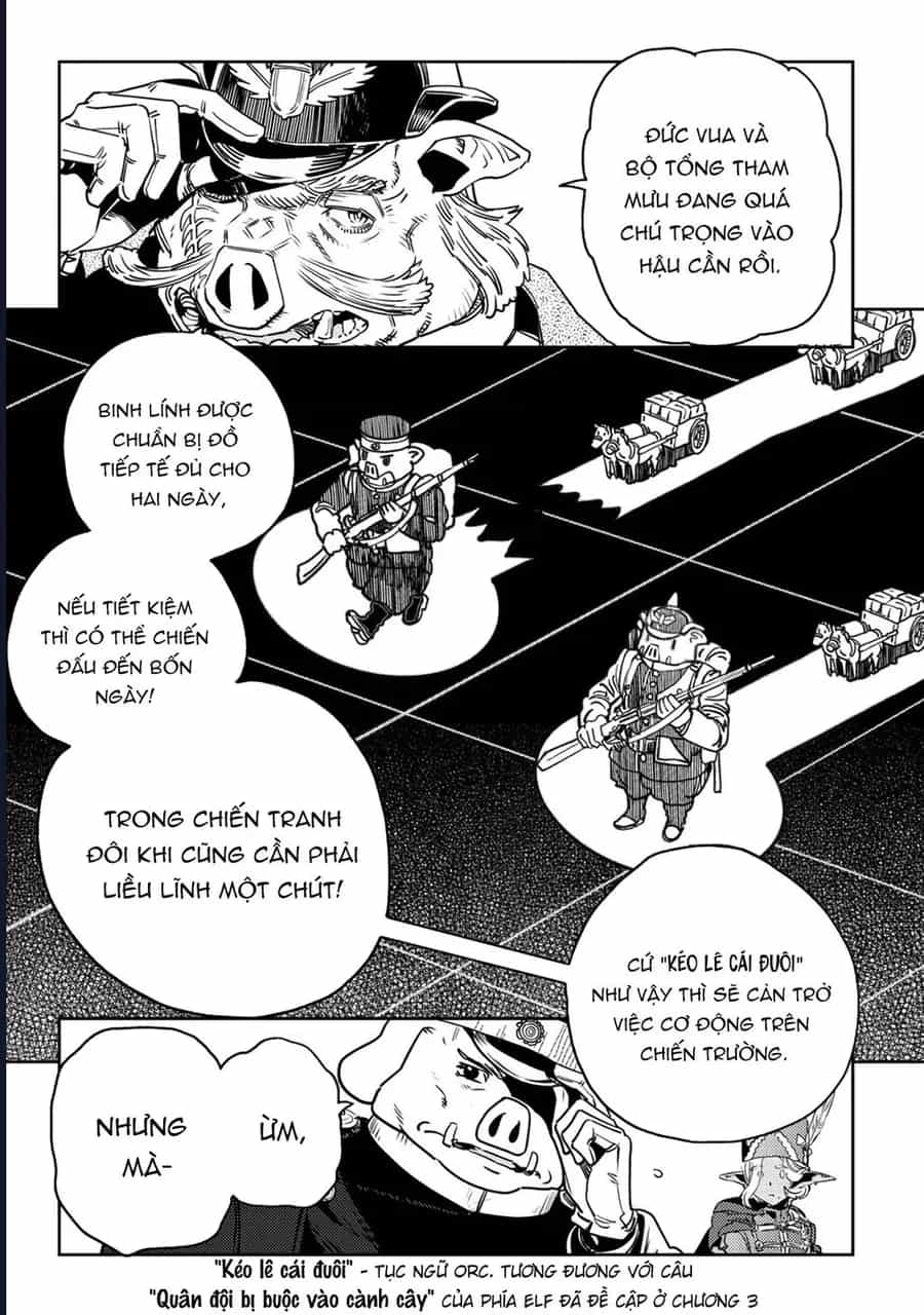 Orcsen Oukokushi ~Yaban Na Orc No Kuni Wa, Ikanishite Heiwa Na Elf No Kuni Wo Yakiharau Ni Itatta Ka~ - Chương 4 - ảnh 63