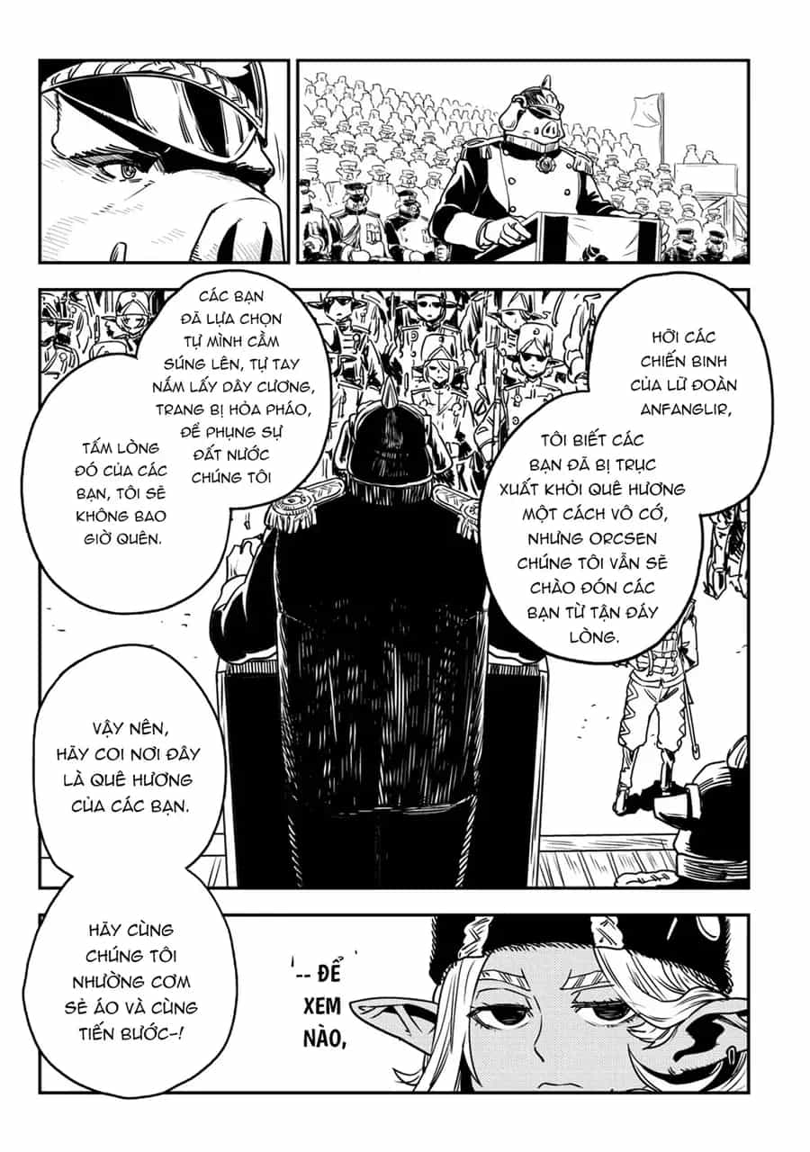 Orcsen Oukokushi ~Yaban Na Orc No Kuni Wa, Ikanishite Heiwa Na Elf No Kuni Wo Yakiharau Ni Itatta Ka~ - Chương 8 - ảnh 19