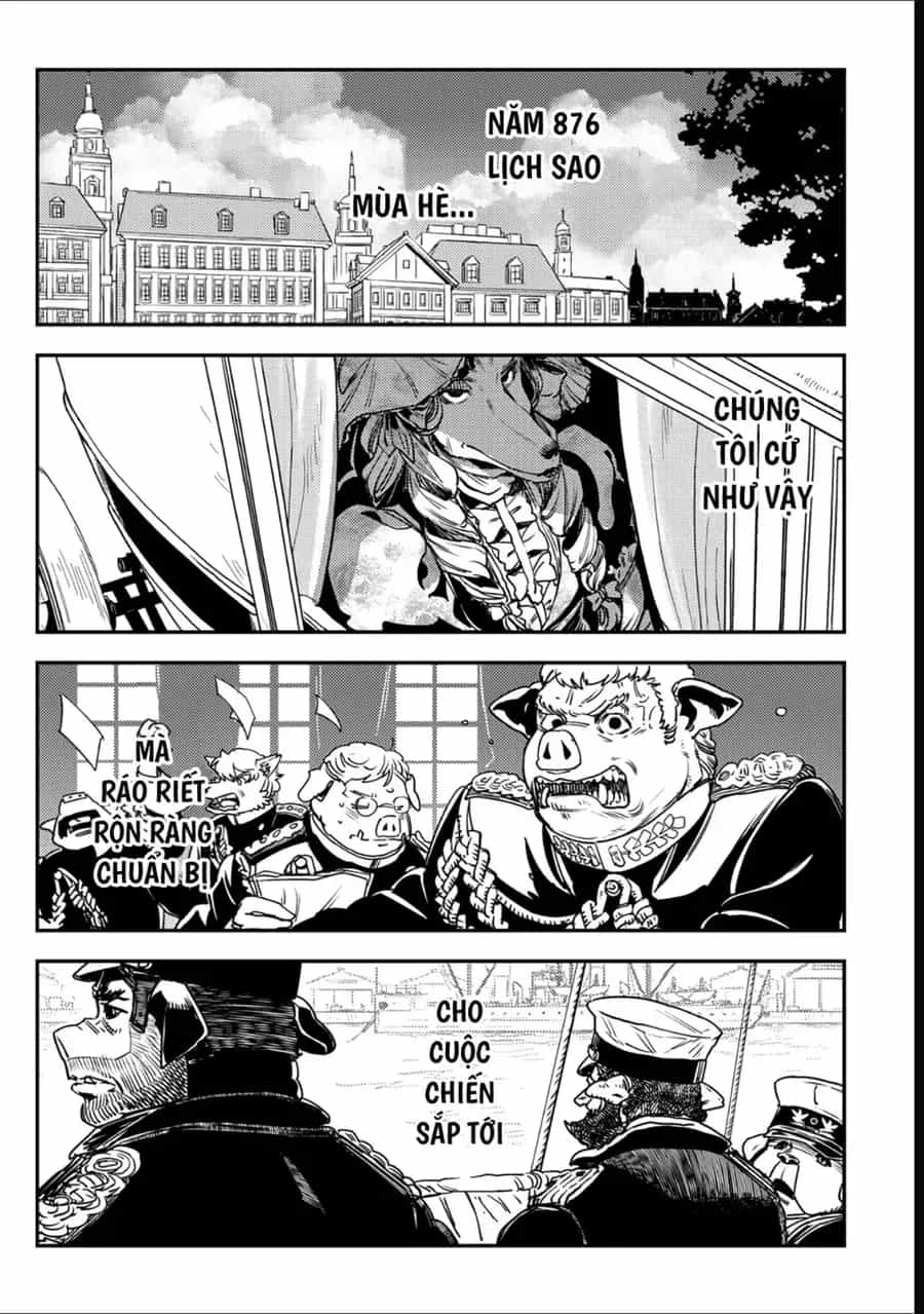 Orcsen Oukokushi ~Yaban Na Orc No Kuni Wa, Ikanishite Heiwa Na Elf No Kuni Wo Yakiharau Ni Itatta Ka~ - Chương 9 - ảnh 47