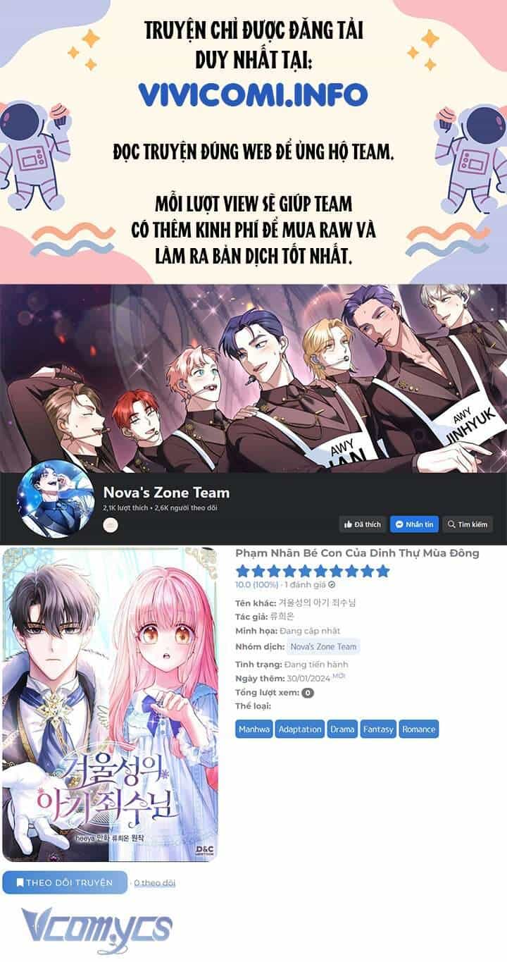 Phạm Nhân Bé Con Của Dinh Thự Mùa Đông - Chương 33 - ảnh 1