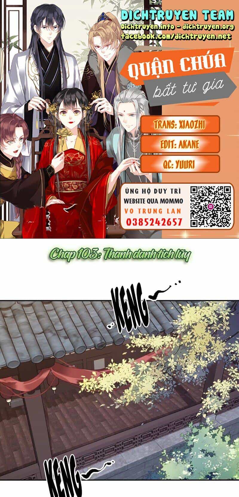 Quận Chúa Bất Tư Gia - Chương 103 - ảnh 1