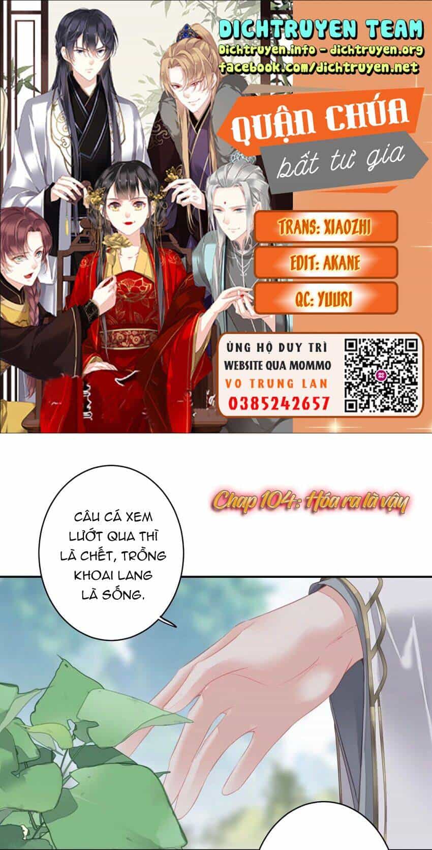 Quận Chúa Bất Tư Gia - Chương 104 - ảnh 1