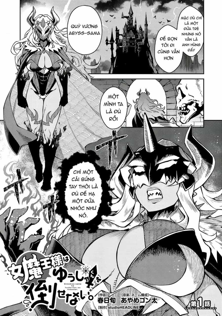 Quỷ Vương-Sama Không Thể Đánh Bại Hero-Kun! - Chuong 1 - ảnh 2