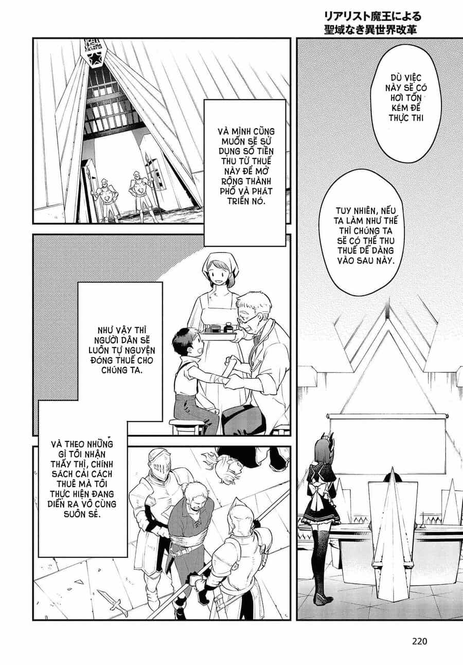 Realist Maou Niyoru Seiiki Naki Isekai Kaikaku - Chương 33 - ảnh 9