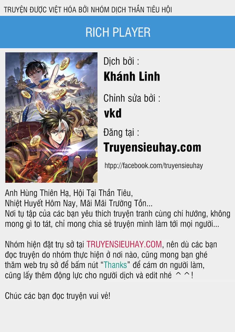 Rich Player - Người Chơi Khắc Kim - Chương 49 - ảnh 1