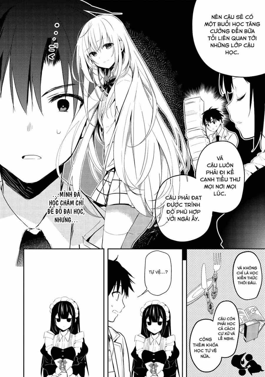 Saijo No Osewa Takane No Hana-Darakena Meimon-Kou De, Gakuin Ichi No Ojou-Sama (Seikatsu Nouryoku Kaimu) Wo Kagenagara Osewa Suru Koto Ni Narimashita - Chương 2.2 - ảnh 15