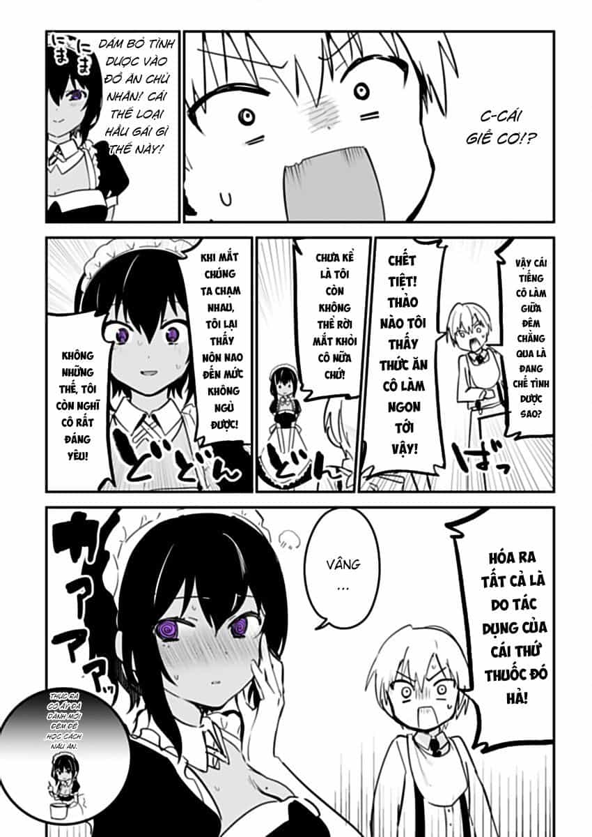 Saikin Yatotta Meido Ga Ayashii - Chương 1 - ảnh 4