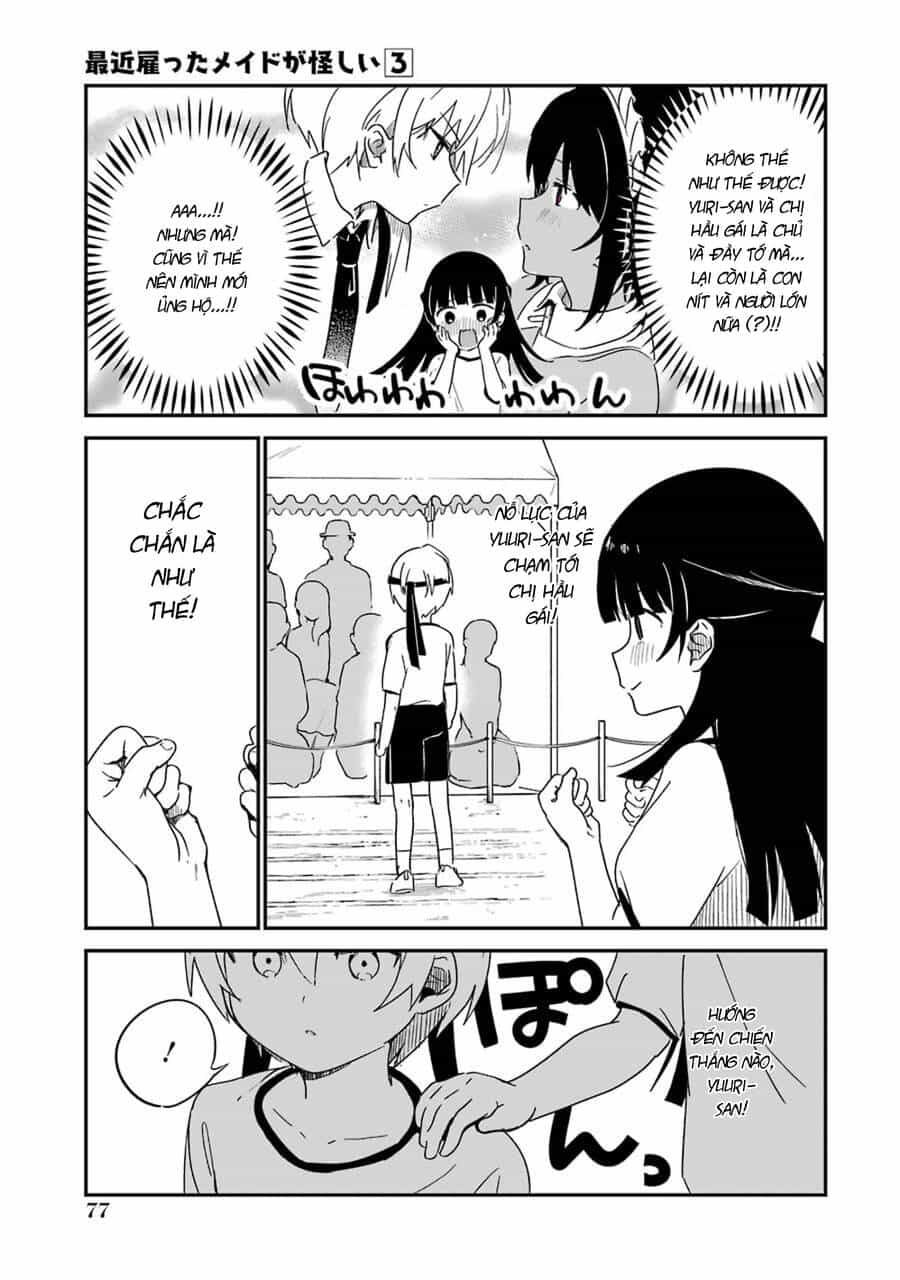 Saikin Yatotta Meido Ga Ayashii - Chuong 32 - ảnh 11