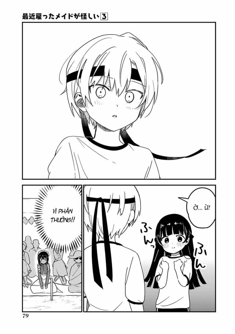 Saikin Yatotta Meido Ga Ayashii - Chuong 32 - ảnh 13