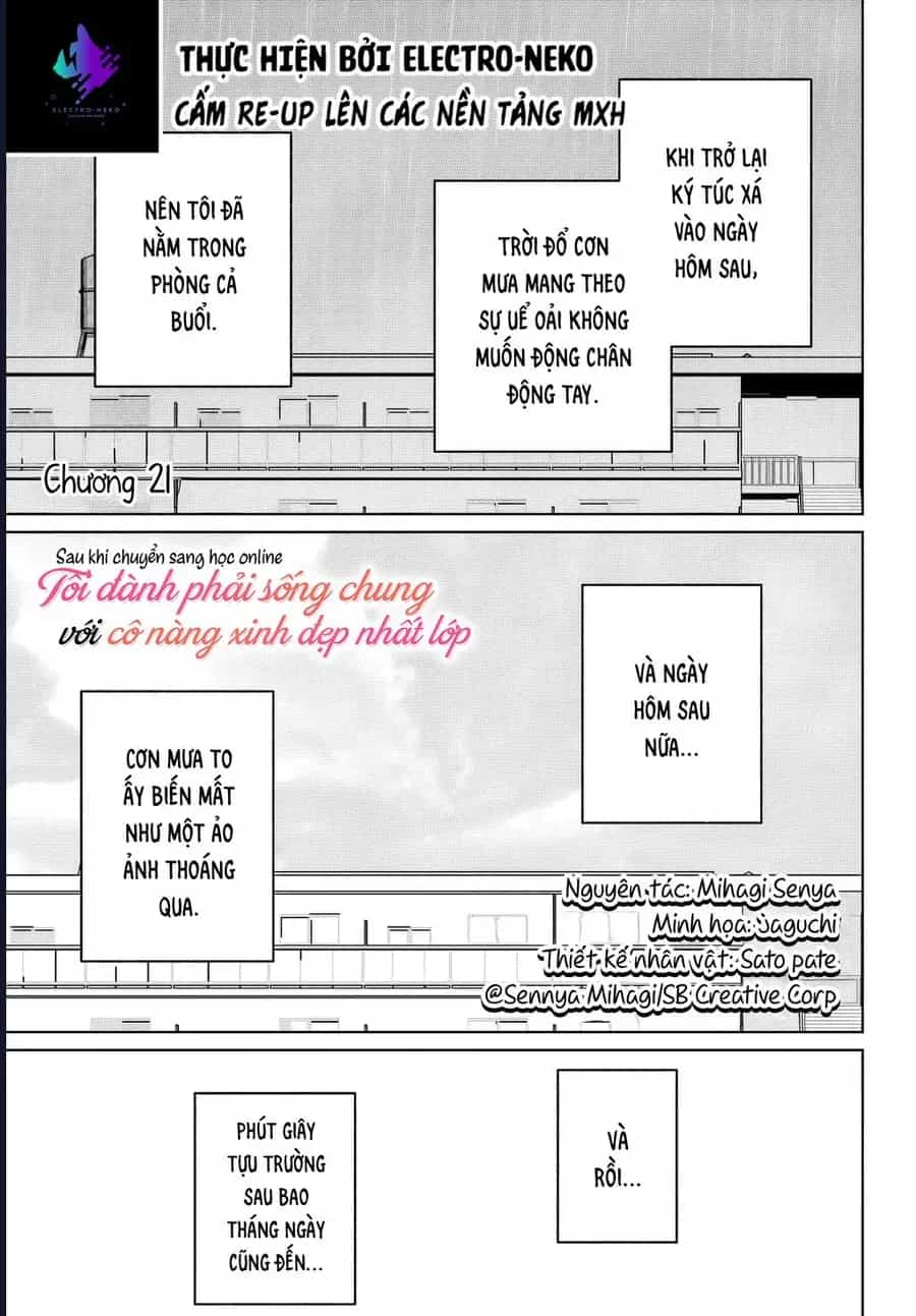 Sau Khi Chuyển Sang Học Online, Tôi Đành Phải Sống Chung Với Cô Nàng Xinh Đẹp Nhất Lớp - Chương 21 - ảnh 3