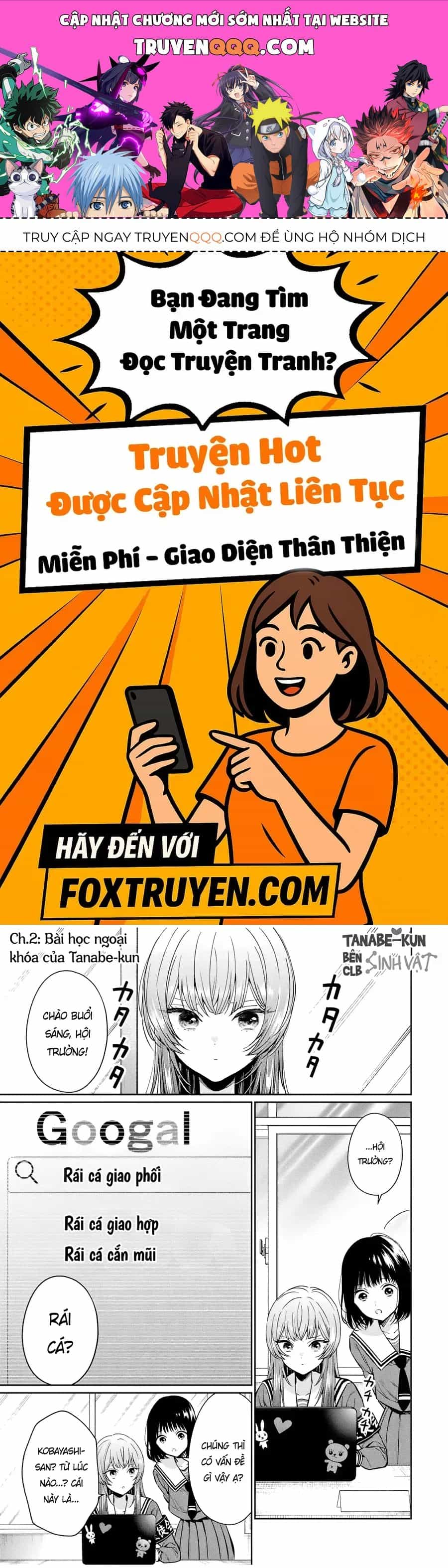 Seibutsu-Bu No Tanabe-Kun - Chương 2 - ảnh 1