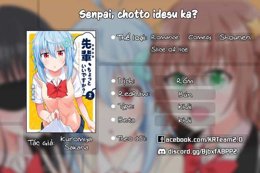 Senpai, Chotto Īdesu Ka? - Chương 3 - ảnh 1