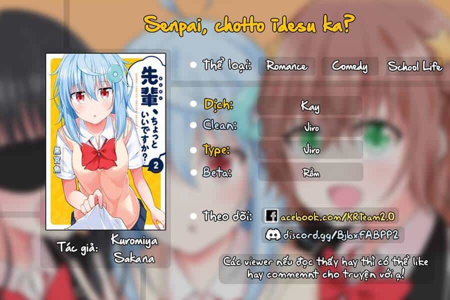 Senpai, Chotto Īdesu Ka? - Chương 8 - ảnh 1