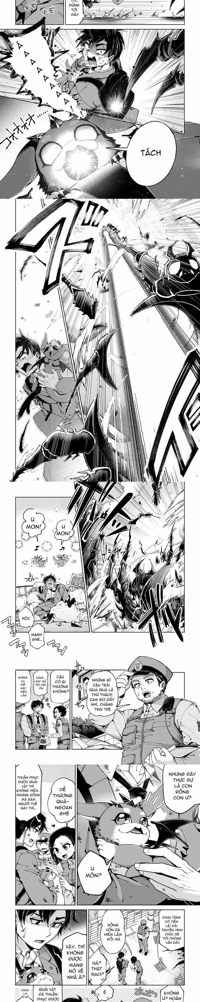 Shachiku No Ore, Dragon Ni Idakaretanode Pet Haishin Wo Hajimemasu Chibi Ko Dragon To Monster Bokujo Life - Chương 1 - ảnh 4