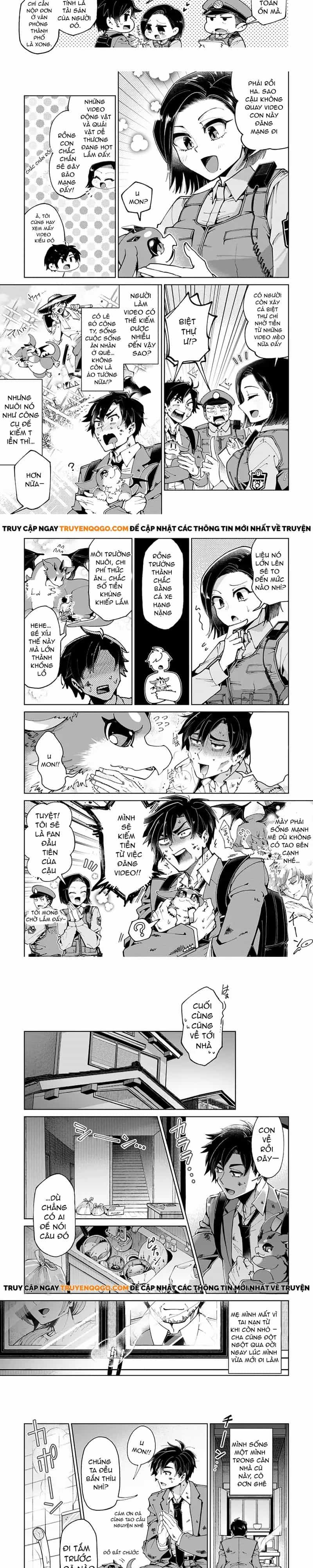 Shachiku No Ore, Dragon Ni Idakaretanode Pet Haishin Wo Hajimemasu Chibi Ko Dragon To Monster Bokujo Life - Chương 1 - ảnh 5