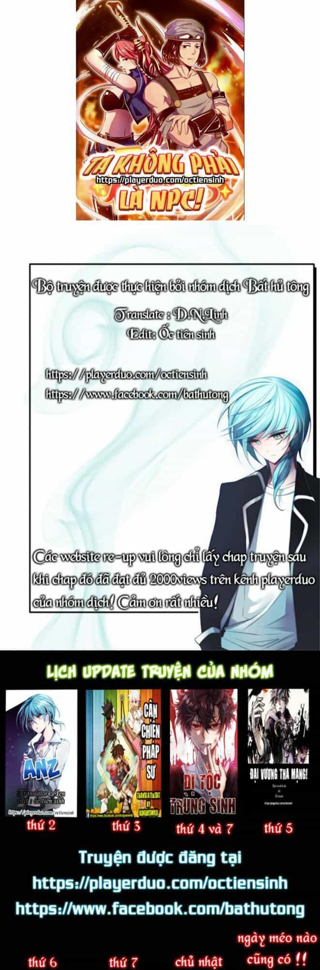 Ta Không Phải Là Npc - Chương 22 - ảnh 1